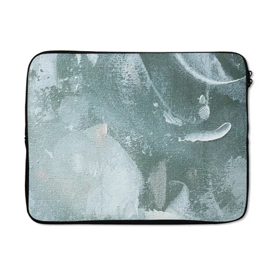 Produktbild von MuchoWow® Laptop Hülle 17 Zoll Laptoptasche Acrylfarbe - Abstrakt - Design - Zipper - Schutzabdeckung