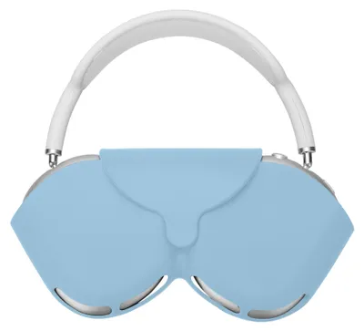 Produktbild von kwmobile Hülle für Apple AirPods Max Case - Kopfhörer Tasche Etui aus Silikon - Cover in Hellblau