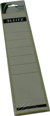 Produktbild von LEITZ Ordnerrücken-Etikett, 61 x 285 mm, lang, breit, weiß passend für LEITZ Standard- und Hartpappe-Ordner 1070 (1640-00-01)