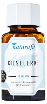 Produktbild von naturafit Kieselerde Kapseln, 60 St. Kapseln