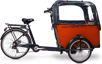 Productafbeelding van Regentent bakfiets - Zwart - Geschikt voor Babboe Big