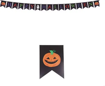 Produktbild von Guirca Wimpelkürbisse 15x20 Cm 300 Cm One Size