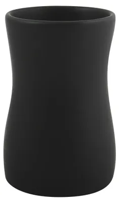Produktbild von MSV 3700703942368, Freistehender Zahnbürstenhalter, Keramik, Schwarz, 80 mm, 120 mm