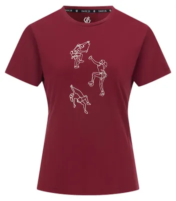 Image de Dare 2B - T-shirt « Tranquility III » pour femme RG12960 (38 DE) (Rouge tibétain)