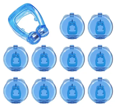 Produktbild von Set mit 10 Anti-Schnarch-Nasenclips aus Silikon