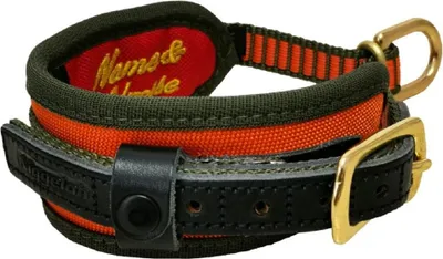 Produktbild von Niggeloh Halsung Deluxe grün/orange XS 30-40cm