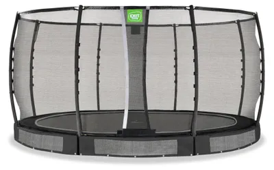 Image de EXIT Allure Premium Trampoline ø427cm, Enterré, Trampoline Enterrée, Noir