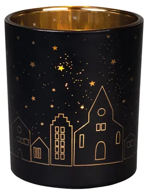 Produktbild von Räder Windlicht Lichtobjekt Lichtstadt 92206 Glas 10 cm