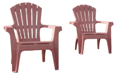 Image de Lot de 2 Fauteuils adirondack Terracotta