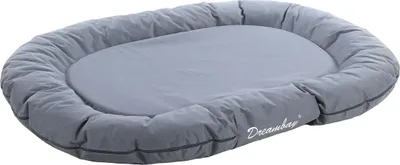 Produktbild von Flamingo Kissen Dreambay oval grau, Maße: 120 x 90 x 16 cm
