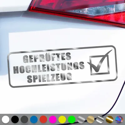 Produktbild von PantherPixel es Hochleistungsspielzeug Aufkleber Tuning Sticker Auto Geschenkidee Farbe Chrom-Silber