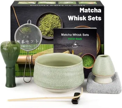 Produktbild von Famanu Matcha-Set 7-teilig - Grün Grau