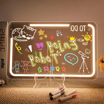 Produktbild von Farbiges LED Zeichenbrett dimmbar USB
