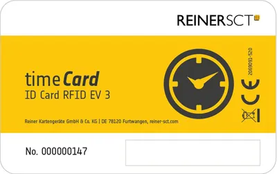 Produktbild von REINER SCT ReinerSCT timeCard Premium Chipkarte 100 DES