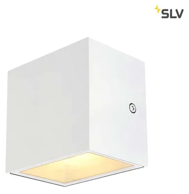 Produktbild von SLV 1002033 SITRA CUBE WL LED Outdoor Wandaufbauleuchte weiß IP44 3000K 10W
