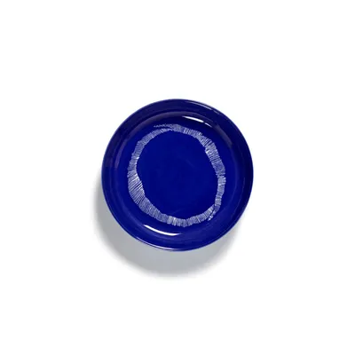 Produktbild von Serax Suppenteller Feast Lapis Lazuli Swirl-Stripes White