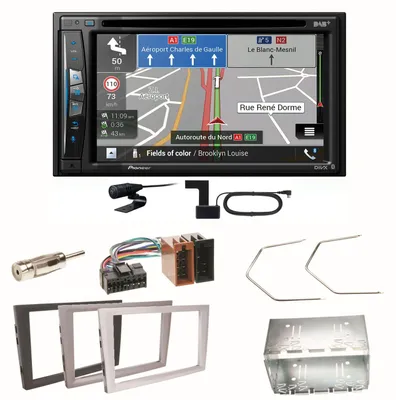Produktbild von Pioneer AVIC-Z730DAB Navigation Einbauset für Opel Omega B Meriva A Agila Vivaro