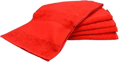 Produktbild von A&R 703.50 | PrintMe Sport Towel / 30 x 140 cm - Farbe: Fire Red - Größe: 30 x 140 cm