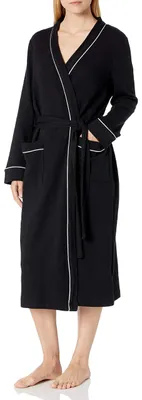 Obrázek produktu pro Dámský lehký župán s vaflovou strukturou od značky Essentials, dlouhý střih (dostupný i ve větších velikostech)