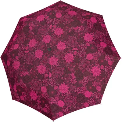 Produktbild von doppler Taschenregenschirm Regenschirm Fiber Magic Style Purple Flower violett mehrfarbig