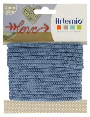 Zdjęcie produktu dla Artemio 13001053, Rękodzieło, Niebieski, 5 m, 5 mm