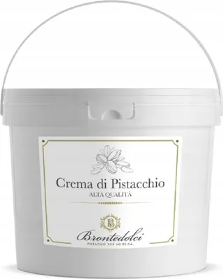 Produktbild von Brontedolci Pistaziencreme – 40% Pistazien aus Sizilien (1kg) Crema di Pistacchio