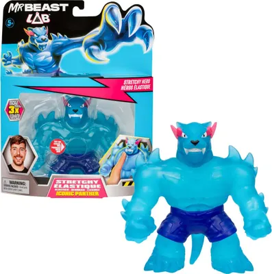 Produktbild von MrBeast Lab Goo Jit Zu Dehnbare Figur - Iconic Panther (sortierter Artikel)