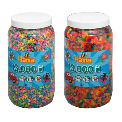 Produktbild von Hama TW10377677 Bügelperlen 2er Set (2 Dosen)