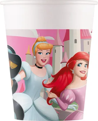 Produktbild von "Princess Create Your World" Partydeko Artikel Variante: 8 Becher | 200ml Papier