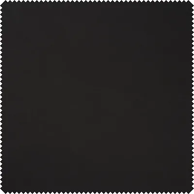 Produktbild von Polyesterstoff Peach Skin "Uni", 140 cm breit, Meterware Schwarz