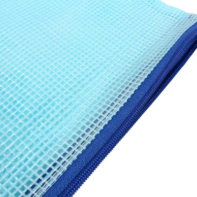 Zdjęcie produktu dla A5 Plastikowe torby z zamkiem błyskawicznym Teczka na dokumenty Papierowe torby ochronne (niebieskie)