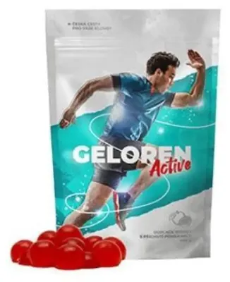 Obrázok produktu pre GELOREN Active Orange - želé bonbóny pre kĺby s kolagénom a vitamínom C - 90 ks.