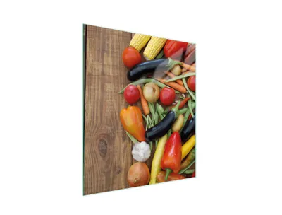 Image de Planche à découper en verre 45x52 Légumes