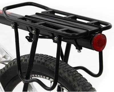 Obrázok produktu pre Nastaviteľný nosič batožiny z hliníkovej zliatiny s odrazkou pre horský bicykel