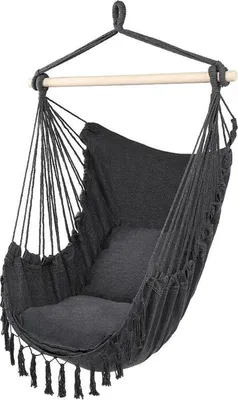 Zdjęcie produktu dla Huśtawka Ogrodowa Fotel Wiszący Krzesło Brazylijskie Boho