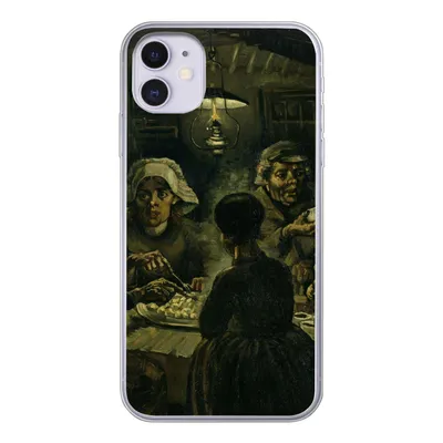 Produktbild von MuchoWow® Handyhülle Schutzhülle Hülle für iPhone 11 Die Kartoffelesser - Vincent van Gogh Silikon Softcase Handy Hülle - Handytasche