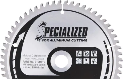 Produktbild von Makita Sägeblatt für Aluminium 190 x 20 mm - 60 Zähne