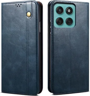 Produktbild von Motorola Moto G56 Hülle - Coverup Premium Classic Klapphülle - Blau