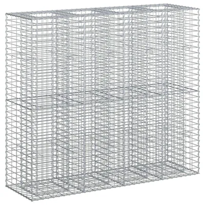 Produktbild von vidaXL Gabionen-Hochbeet 2 stk. 170 x 50 x 150 cm Verzinkter Stahl