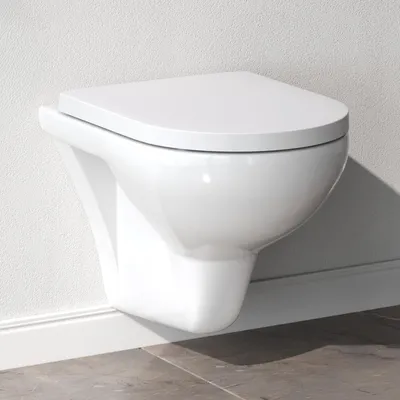 Immagine prodotto di Water WC sospeso con sistema di chiusura ammortizzata, bianco