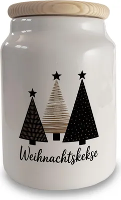 Produktbild von Weihnachtsbäume Weihnachtskekse Keksdose