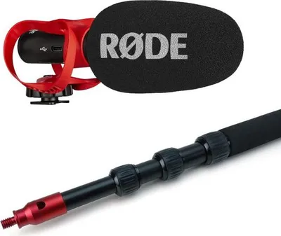 Image de Rode microphone Videomic Go II Helix microphone directionnel avec boompole