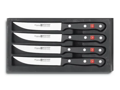 Imagen del producto de Conjunto de cuchillos para carne Wüsthof Gourmet, con 4 cuchillos