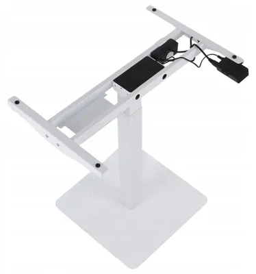Immagine prodotto di Struttura elettrica per tavolo o scrivania PRATO 05-2T, regolazione elettrica dell'altezza, comando touch, gamba a 2 segmenti, bianco