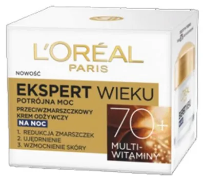 Obrázok produktu pre Loreal Ekspert Wieku Krem do Twarzy na Noc 70+ 50 ml