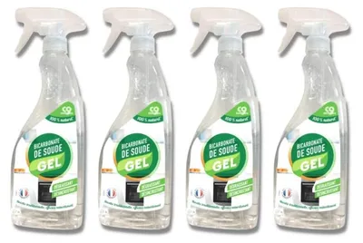 Image de Gel nettoyant au bicarbonate de soude, lot de 4, 750 ml