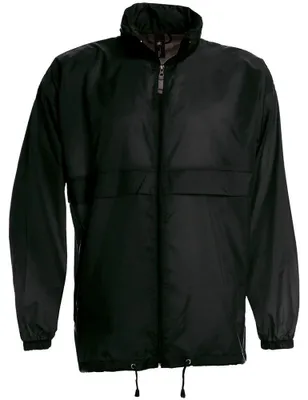 Produktbild von B&C Sirocco Leichte Herren Jacke FK104 (M) (Schwarz)