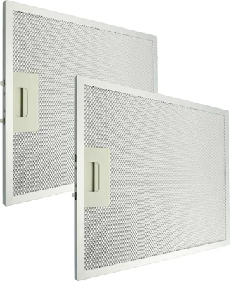 Produktbild von vhbw 2x Filter Metallfettfilter kompatibel mit Klarstein Hektor Eco 10034864, 10034865 Dunstabzugshaube, Aluminium