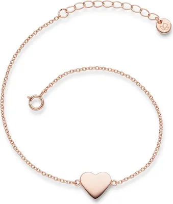 Produktbild von Glanzstücke München Armband Herz Sterling Silber 17,0 cm Basislänge + 3,0 cm Verlängerung 60603089