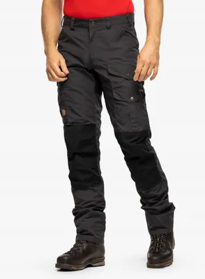 Zdjęcie produktu dla Spodnie Fjallraven Barents Pro - szare/czarne, rozmiar 48 (M)